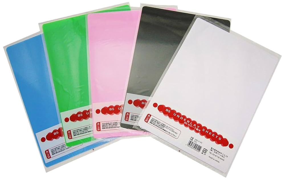 Amazon.co.jp: 日本パール加工カラー下敷き ×12個セットAM-2841